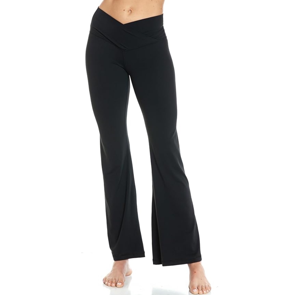 Leggings Depot Crossover Fabluxe Flare Leggings
